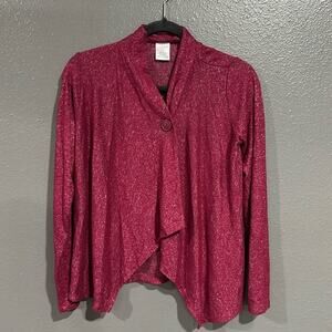 Serra Red Cardigan Wrap S